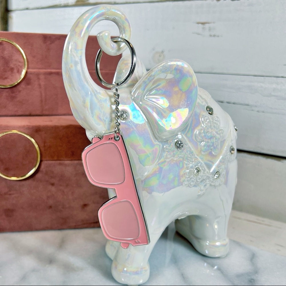 Stella McCartney Pink Sunglasses Keychain/Bag Charm - Picture 3 of 8